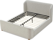 Kiki Upholstered Platform Bed in Cotton Ball Boucle - View 5