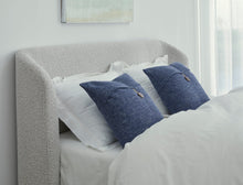 Kiki Upholstered Platform Bed in Cotton Ball Boucle - View 7