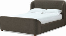 Kiki Upholstered Platform Bed in Pumpernickel Boucle - View 5