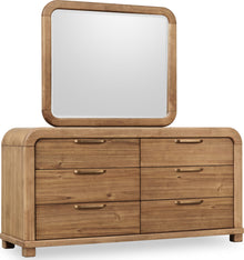 Kenmore Six Drawer Acacia Wood Dresser in Lioness - View 4