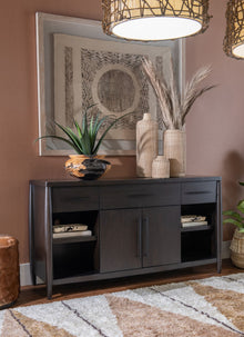 Kingston Acacia Wood Sideboard in Minx