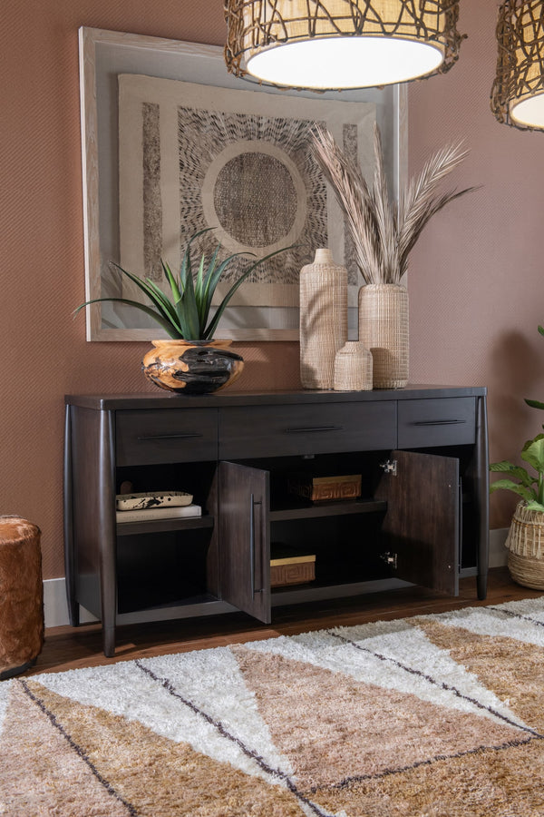Kingston Acacia Wood Sideboard in Minx alternate view
