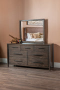 Kingston Beveled Glass Wall or Dresser Mirror in Minx
