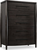 Kingston Five Drawer Acacia Wood Chest in Minx