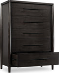 Kingston Five Drawer Acacia Wood Chest in Minx