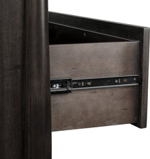 Kingston Five Drawer Acacia Wood Chest in Minx - View 8