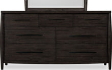 Kingston Seven Drawer Acacia Wood Dresser in Minx - View 3