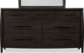 Kingston Seven Drawer Acacia Wood Dresser in Minx