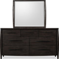 Kingston Seven Drawer Acacia Wood Dresser in Minx