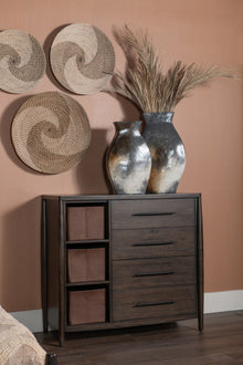 Kingston Sweater Chest with Storage Bins in Minx