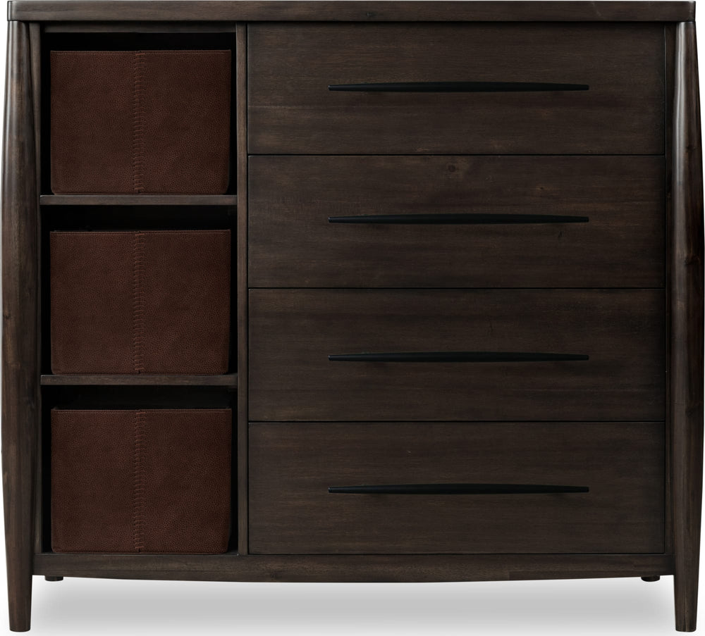 Kingston Sweater Chest with Storage Bins in Minx - View 2