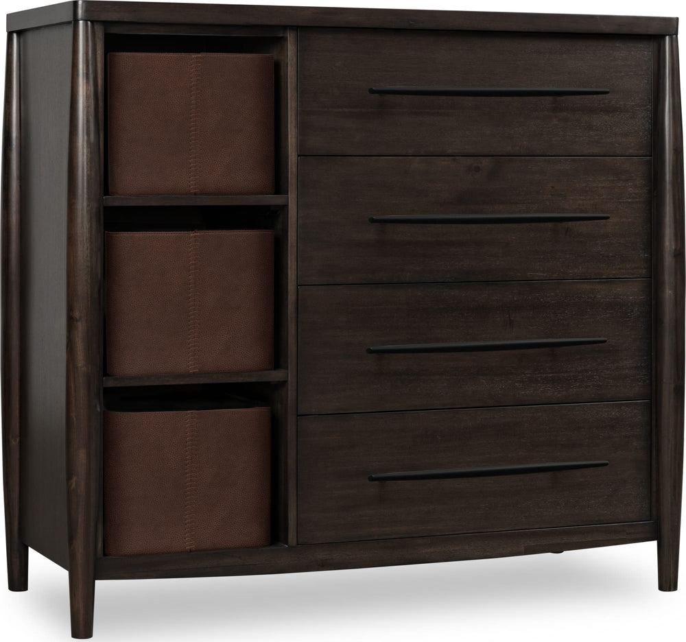 Kingston Sweater Chest with Storage Bins in Minx - View 3