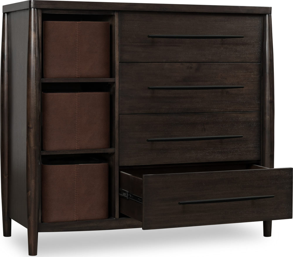 Kingston Sweater Chest with Storage Bins in Minx - View 4