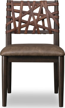 Kingston Synthetic Leather Dining Chair in Minx - View 2