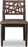 Kingston Synthetic Leather Dining Chair in Minx