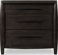 Kingston Three Drawer Nightstand with Cord Management in Minx