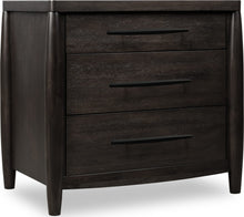 Kingston Three Drawer Nightstand with Cord Management in Minx - View 4