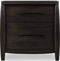 Kingston Two Drawer Nightstand with Cord Management in Minx