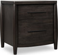 Kingston Two Drawer Nightstand with Cord Management in Minx