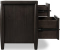 Kingston Two Drawer Nightstand with Cord Management in Minx