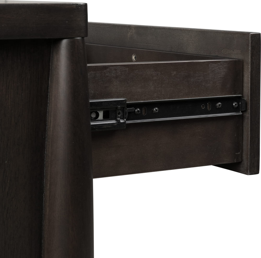 Kingston Two Drawer Nightstand with Cord Management in Minx - View 8