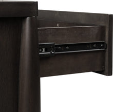Kingston Two Drawer Nightstand with Cord Management in Minx - View 8