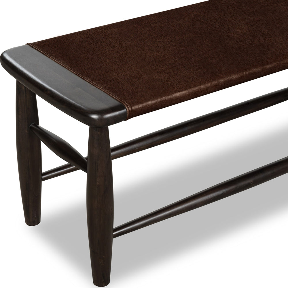 Kingston Upholstered Bench in Minx - View 5