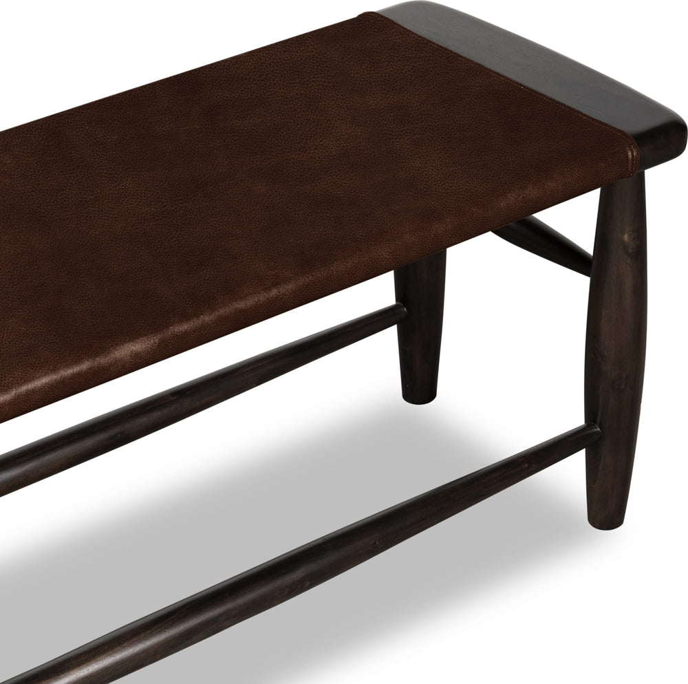 Kingston Upholstered Bench in Minx - View 6