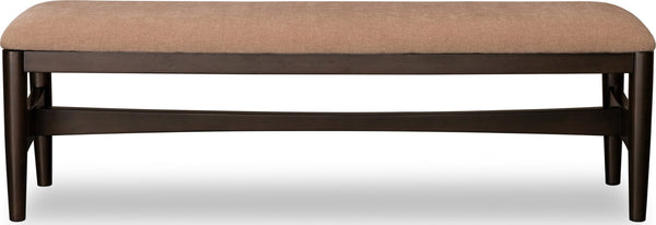 Kingston Upholstered Dining Bench in Minx alternate view