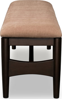 Kingston Upholstered Dining Bench in Minx - View 5