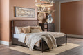 Kingston Upholstered Panel Bed in Minx