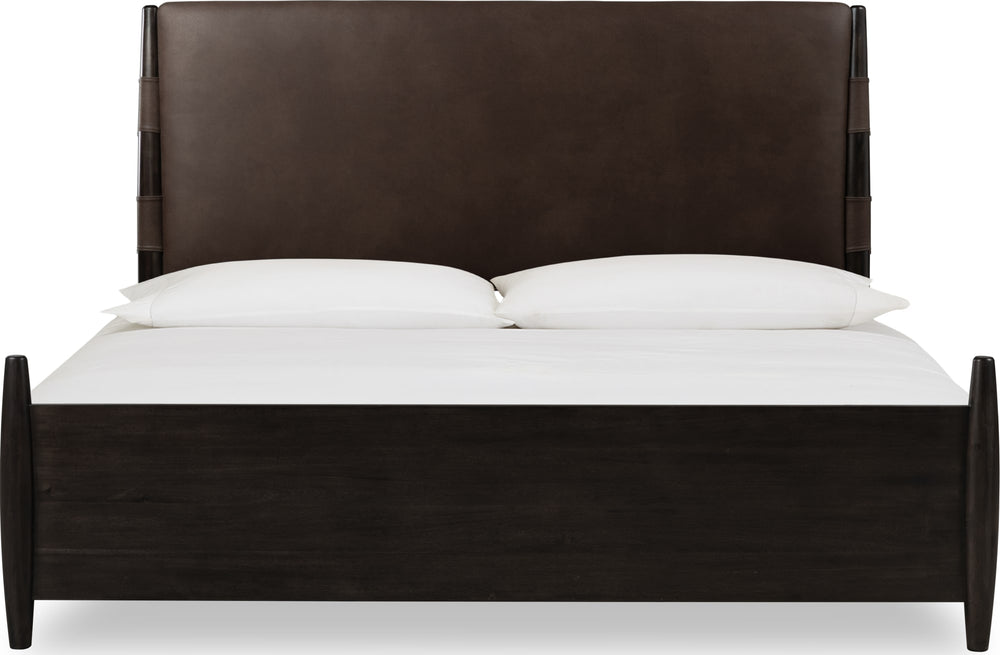 Kingston Upholstered Panel Bed in Minx - View 2