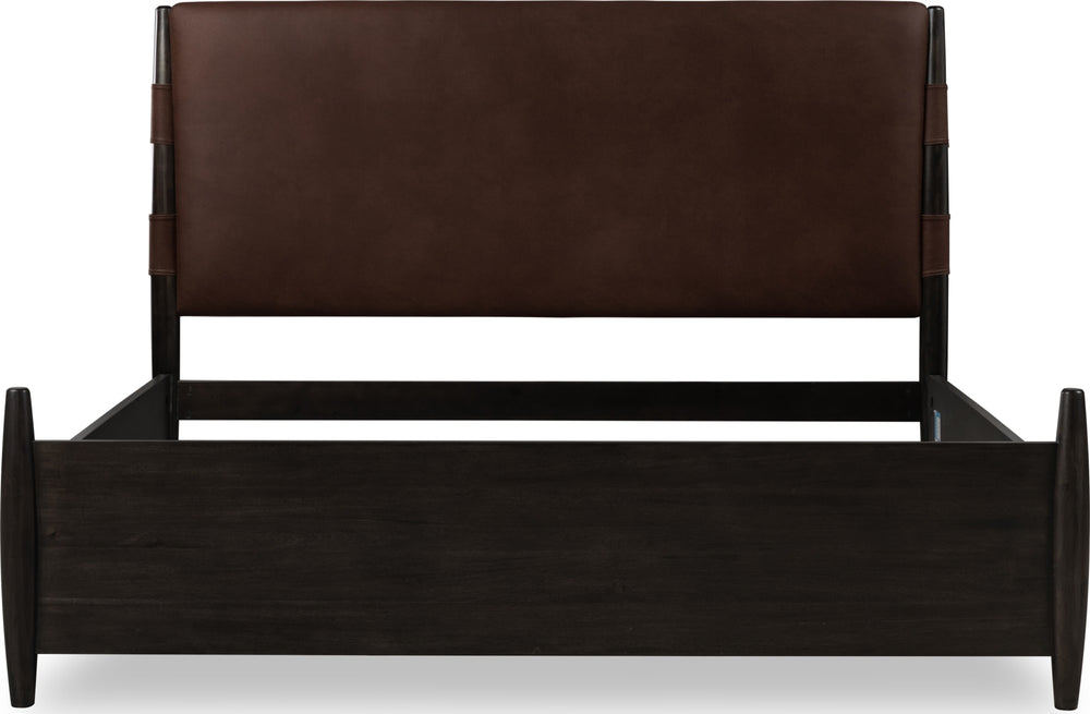Kingston Upholstered Panel Bed in Minx - View 5