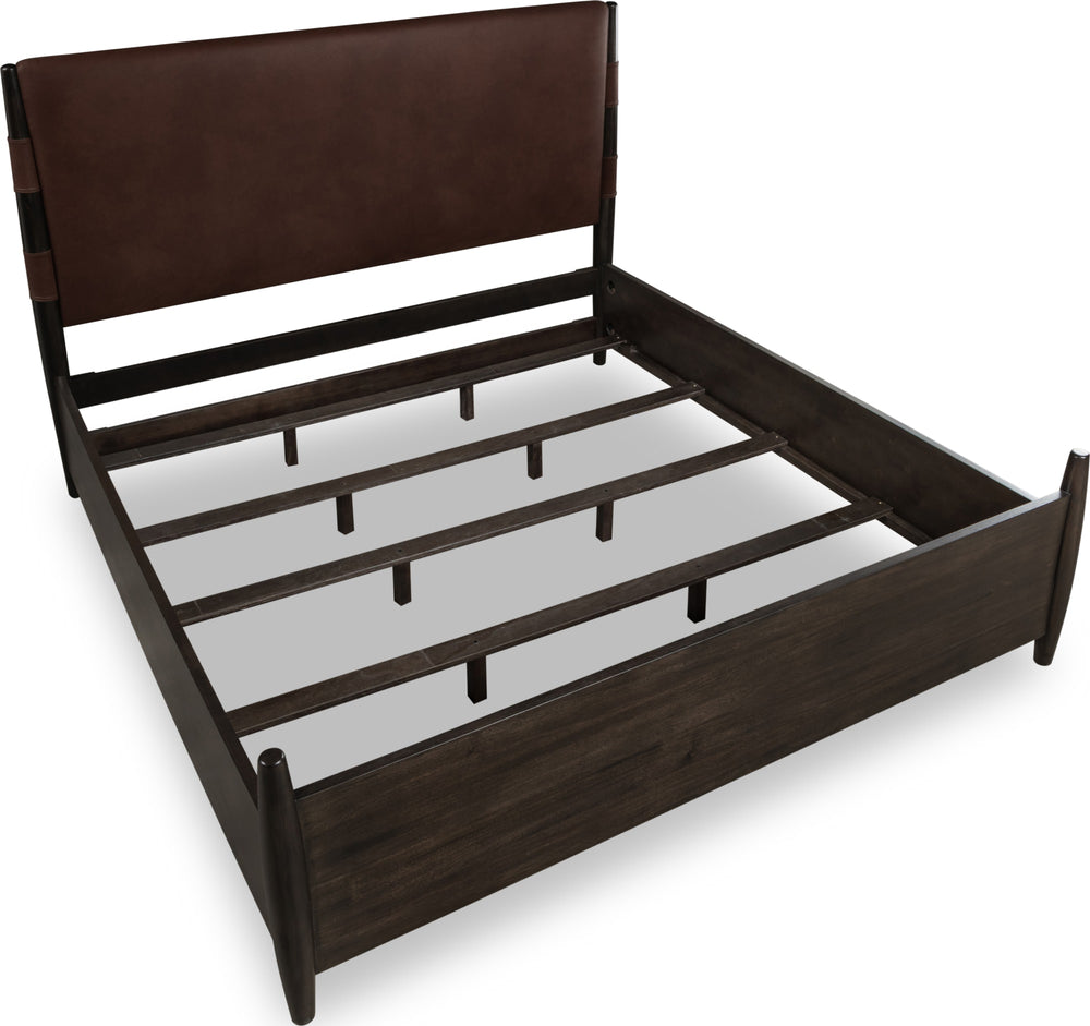 Kingston Upholstered Panel Bed in Minx - View 8