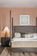 Kingston Upholstered Poster Bed in Minx