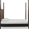 Kingston Upholstered Poster Bed in Minx