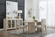 Logan Ash Wood Oval Dining Table in White Sand - View 7