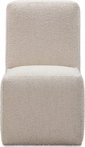 Logan Fully Upholstered Dining Chair in Brun Boucle