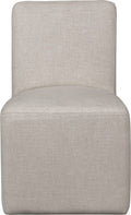 Logan Fully Upholstered Dining Chair in Natural Linen