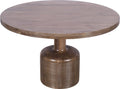 Liyana Solid Wood Round Dining Table in Natural Tan