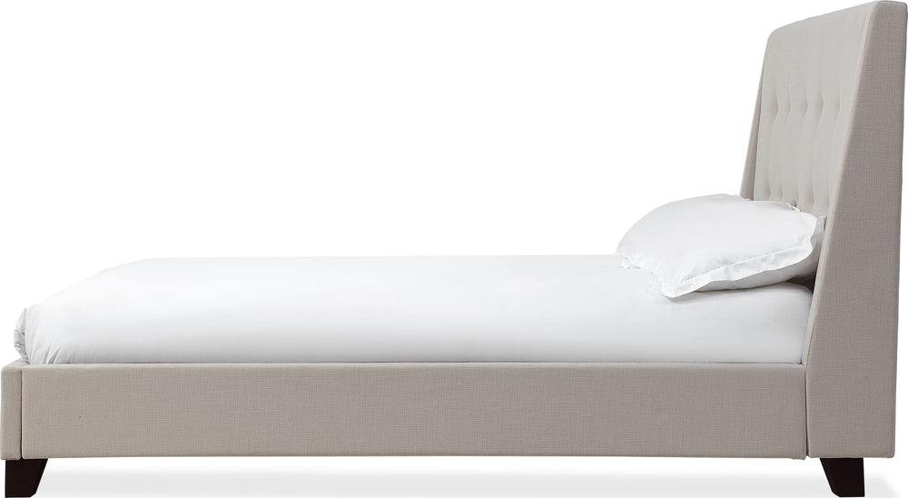 Madison Upholstered Platform Bed in Putty (2026) - View 4
