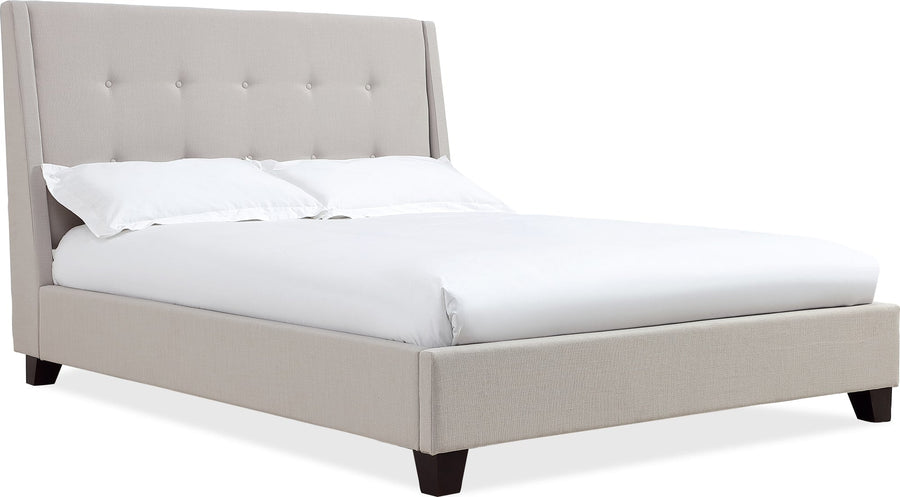 Madison Upholstered Platform Bed in Putty (2026) - View 5