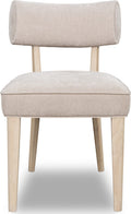 Montgomery Wood Frame Upholstered Dining Chair in Brown Sugar Chenille