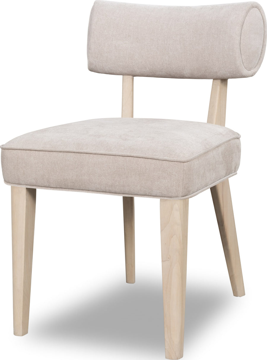 Montgomery Wood Frame Upholstered Dining Chair in Brown Sugar Chenille - View 7