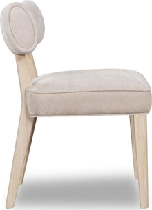 Montgomery Wood Frame Upholstered Dining Chair in Brown Sugar Chenille - View 8