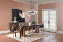 Montclair Dining Chair in Giraffe Chenille and Brushed Golden Stainless Steel - View 7