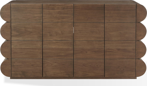 Montclair Four Door Walnut Sideboard in Bistre