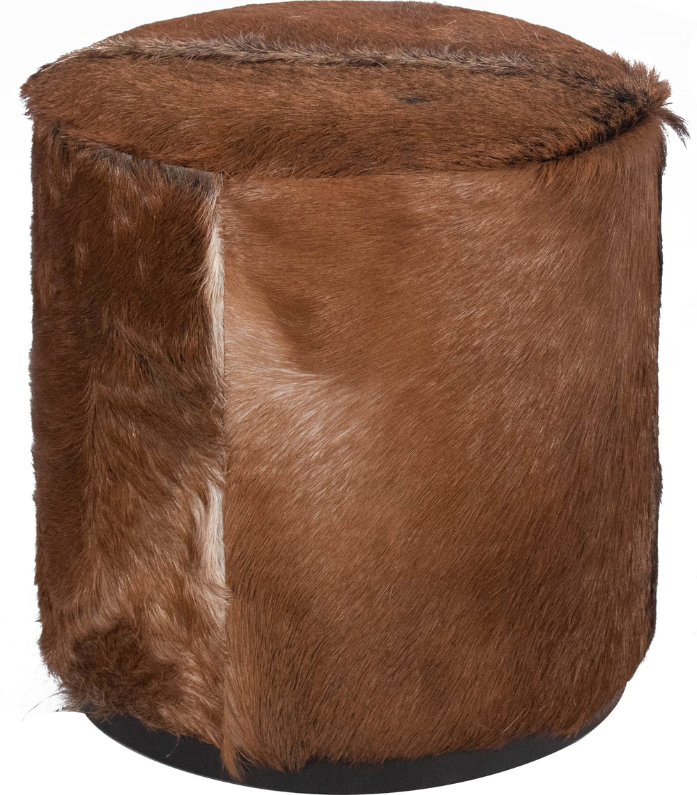Monterey Small Rd Ottoman - Acrn - View 2