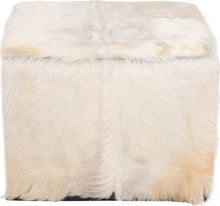 Monterey Sq Ottoman - Macadamia