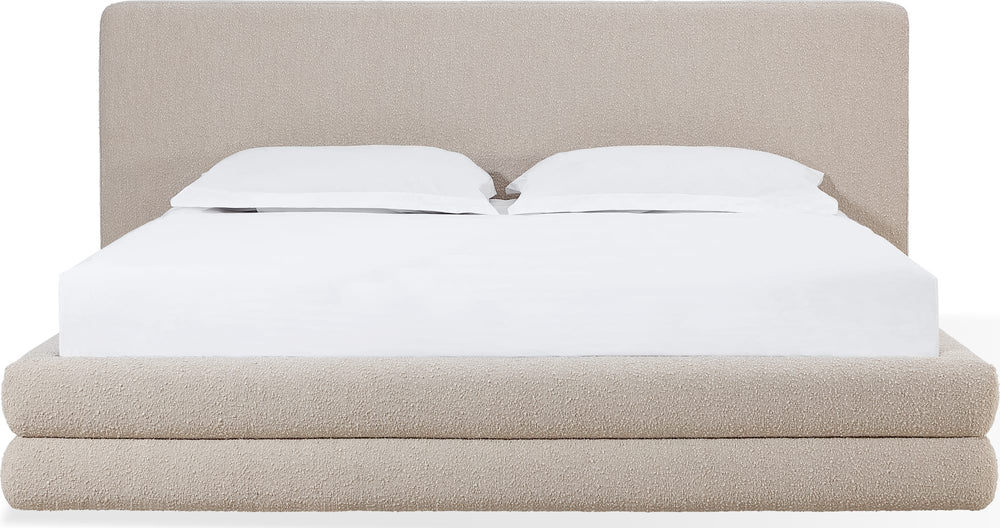 Maya Upholstered Platform Bed in Brun Boucle (2026) - View 5
